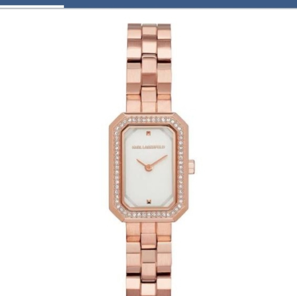 Karl  Lagerfeld  Linda rose gold- tone watch